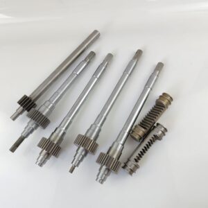 Precision CNC Machined Gear Shafts and Splined Parts by HFJ – Ideal for Mechanical Power Transmission