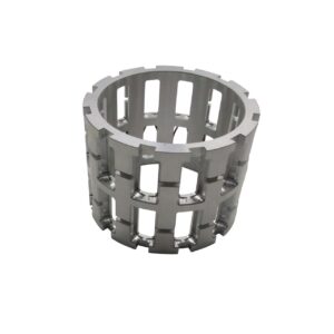 Complex aluminum component with multiple slots and precision CNC machining