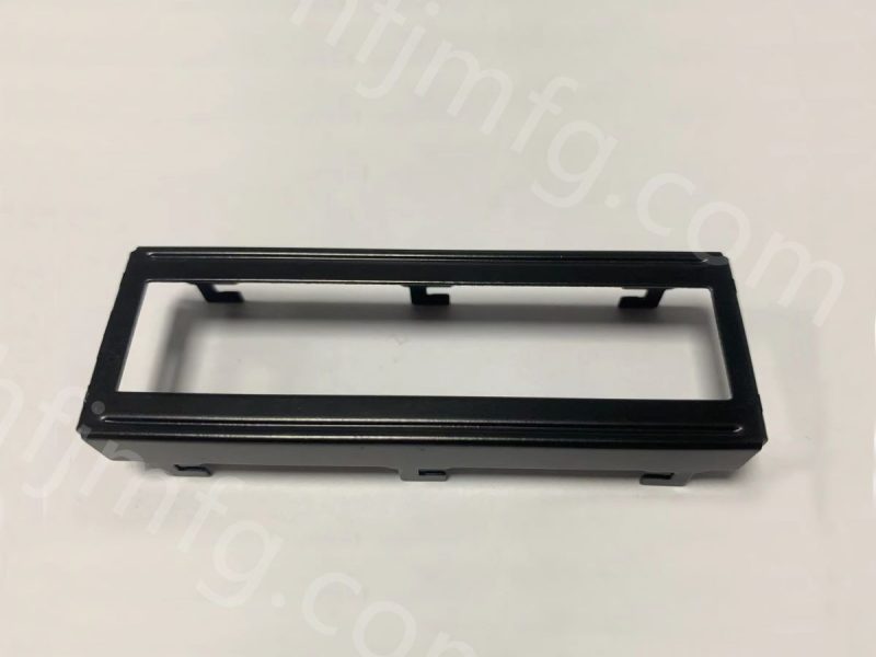 Black electrophoretic coated steel frame produced by stamping and forming process